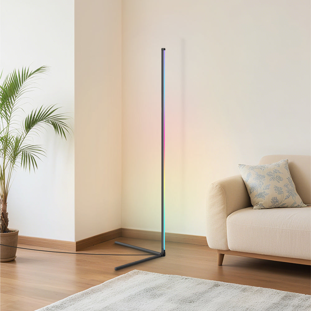 Smart RGB Corner Floor Lamp with App Music Synchronization